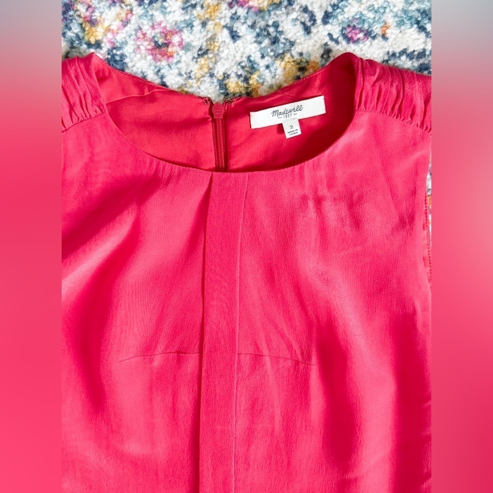 Madewell Red Mini Babydoll Dress - Picture 5 of 5